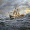 Carrington Event 1859 and the Royal Charter Storm