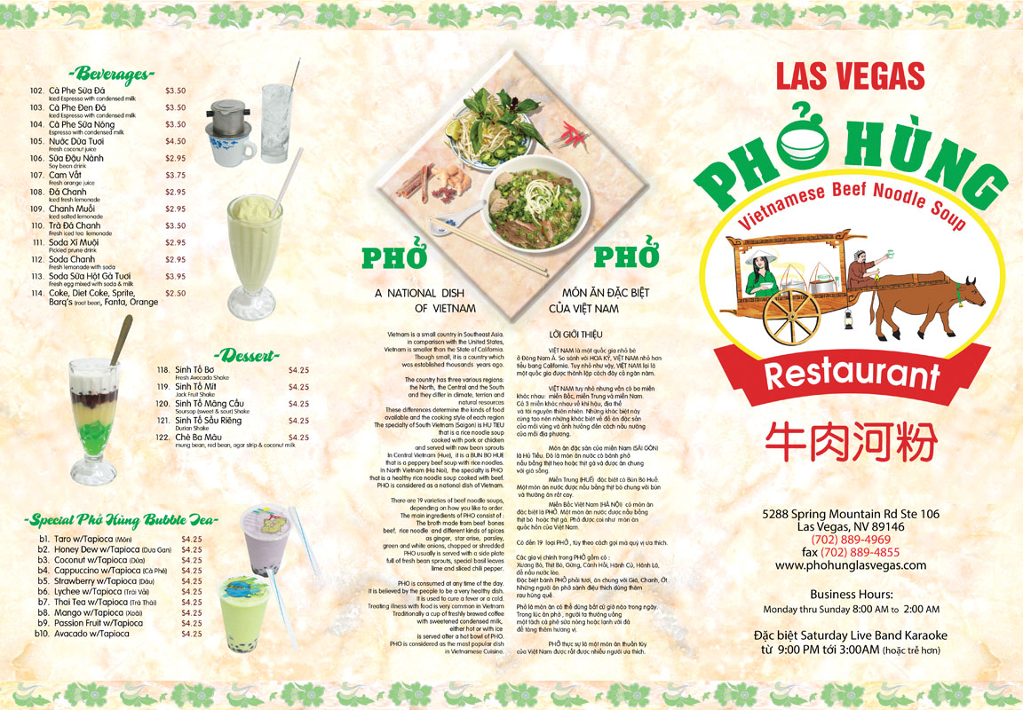 Pho Hung best Vietnamese restaurant in Las Vegas - Think Research Expose | Think Research Expose