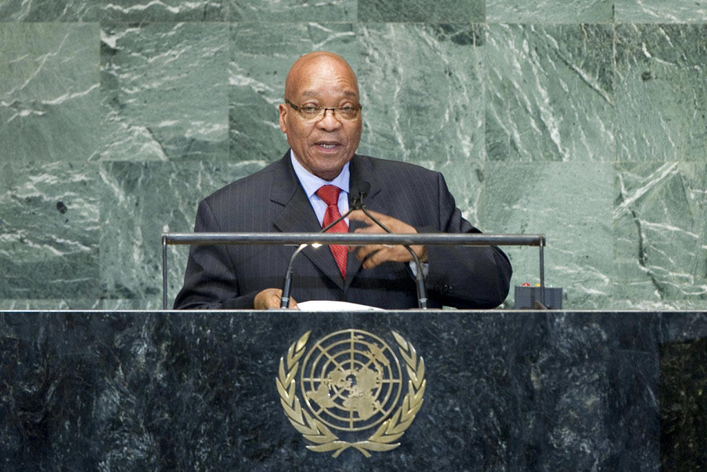 President Zuma of S.Africa. Image by the United Nations
