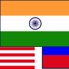 Geometric variable of a love triangle – India, Russia and the US