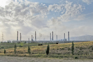 Tajik Aluminum Smelting Plant.