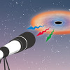 Black Hole Activity Visible with Backyard Telescope