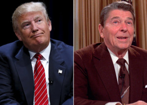 There's a parallel between Trump and Reagan but it ends soon enough