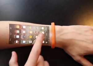 Smart Hand: Using Your Skin as a Touch Screen: