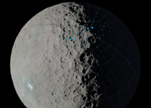 Ice on Ceres in Permanent Shadow