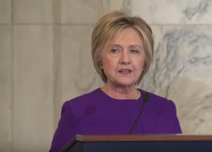 She’s Back: Hillary Hyping Fake News