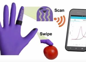 Detecting Never Agents With Finger Touch From A Lab-On-A-Glove